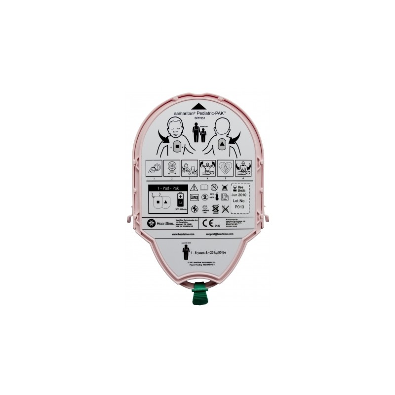 Electrode défibrillation SAMARITAN PAD + BATTERIE PED.