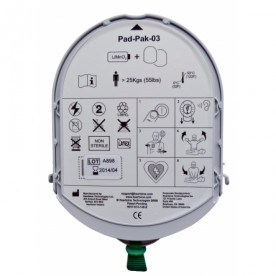 Electrode défibrillation SAMARITAN PAD + batterie