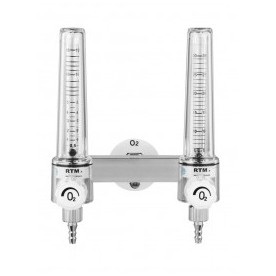 Rotamètre O2 RTM3 DOUBLE 15 - 05l/m Embout