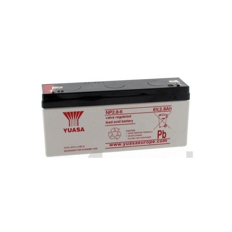 Batterie 6V 2.8AH ALARIS SERIE P *