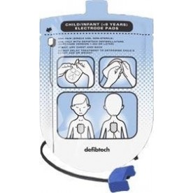 Electrode defibrillation DEFIBTECH LIFELINE Ped. (Pré-connect) *