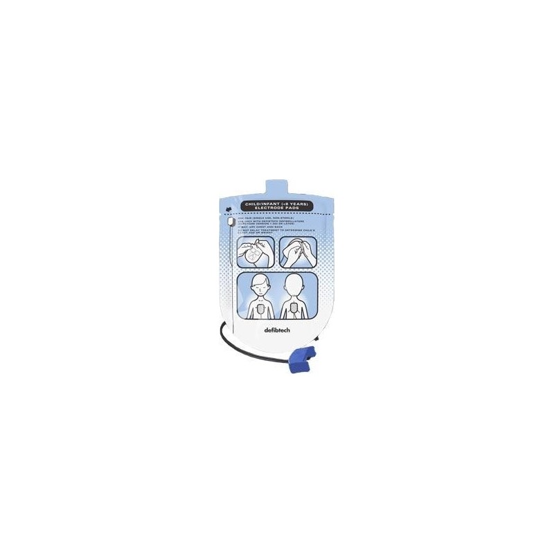 Electrode defibrillation DEFIBTECH LIFELINE Ped. (Pré-connect) *
