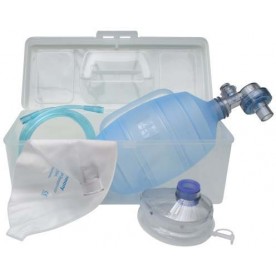 Set insufflateur silicone (Valve de surpression 40cmH2O) VBM 2000ml