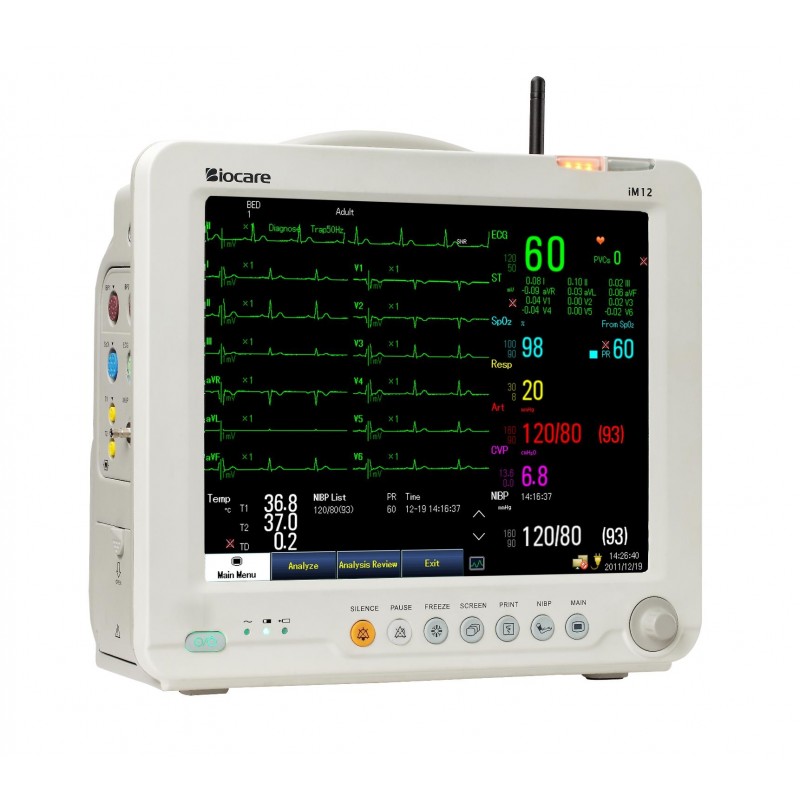 Moniteur multiparametres BIOCARE iM12 Vet tactile