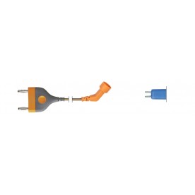 Cable bipolaire BOWA, pince à fiche US pour 2 broches 28mm