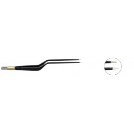 Pince bipolaire, NON-Stick-Gold, baïonnette, BOWA 607-002, 195 mm, 6mm